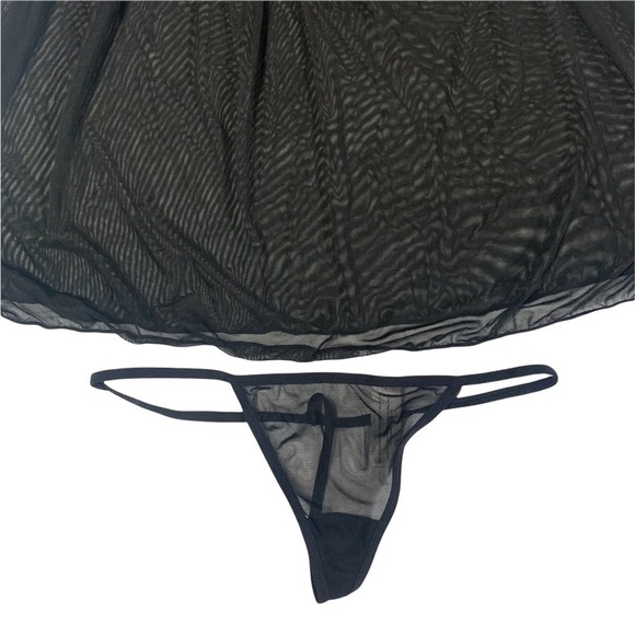 Jessica Simpson New With Tags Sheer Lacy Nighty Thing Set Padded Bra Size Medium - Picture 3 of 13